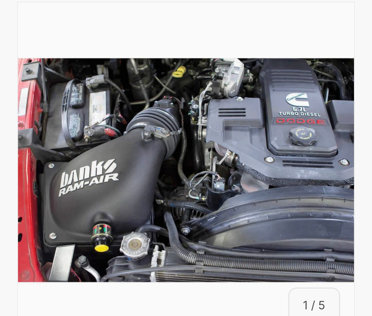 2010-2012 Cummins Cold Air Intake Kit (42180)