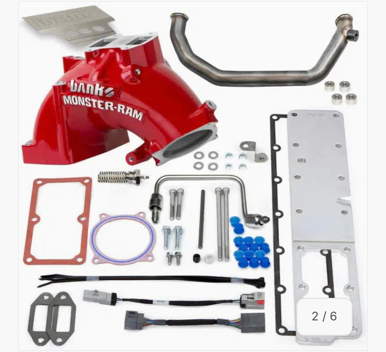 2007.5-2012 Cummins Monster-Ram Intake & Grid Heater Upgrade C&C (42806-X)