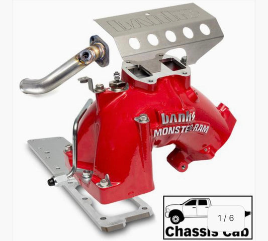 2007.5-2012 Cummins Monster-Ram Intake & Grid Heater Upgrade C&C (42806-X)