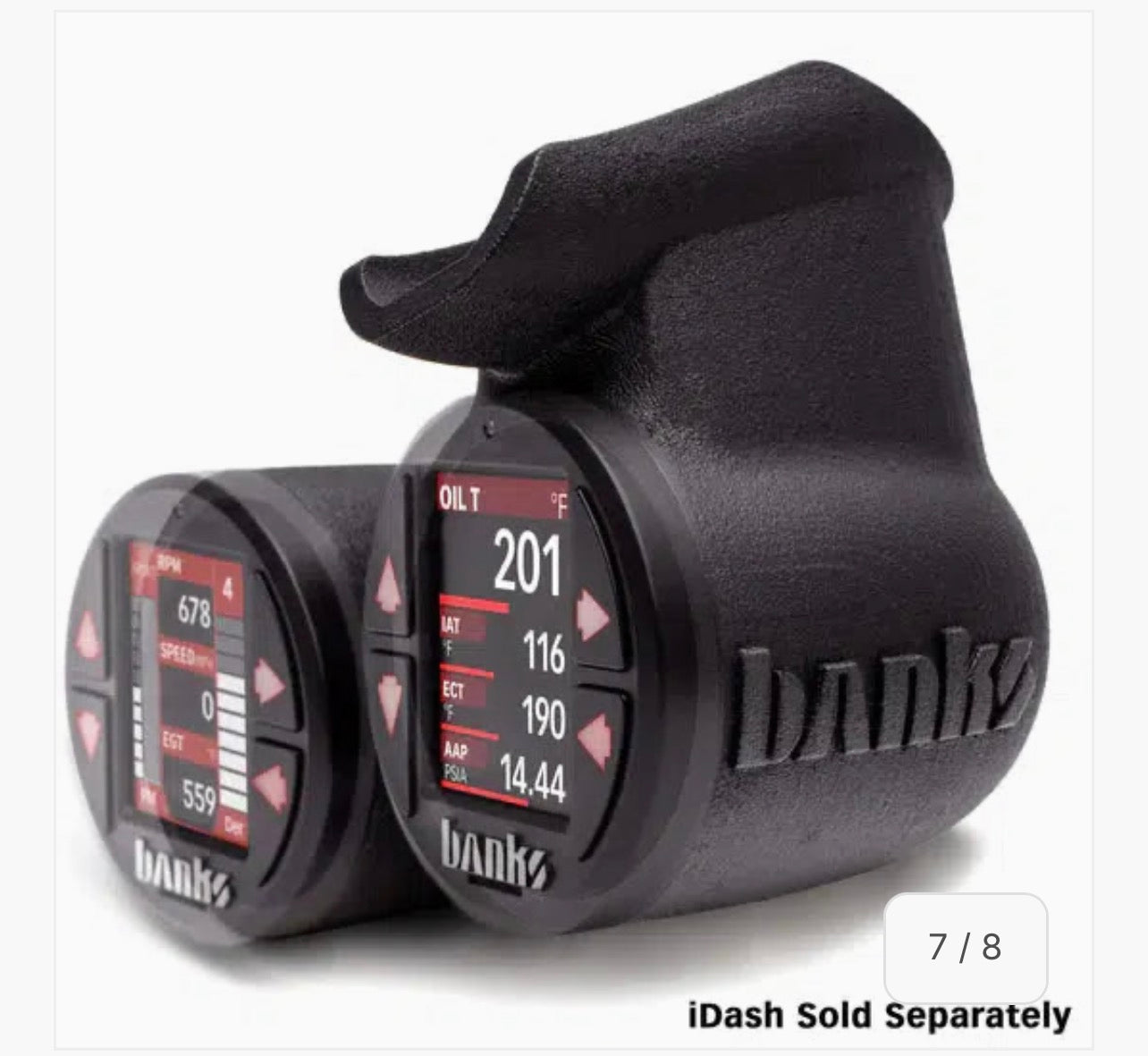 2019+ Cummins iDash Stealth Pod Mounts (63363)