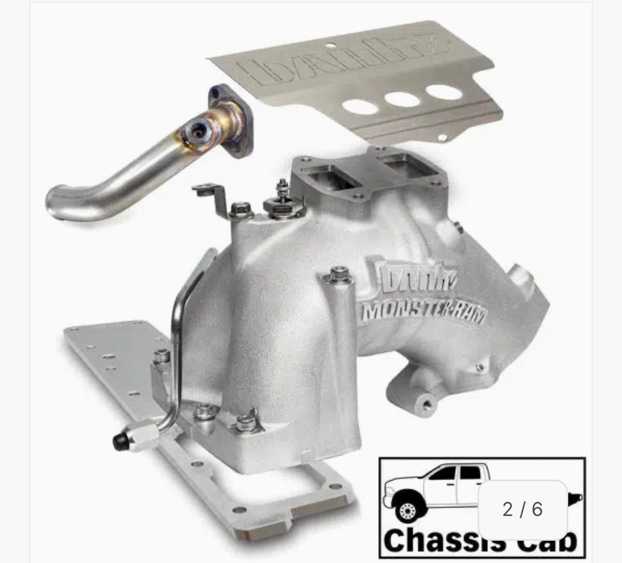 2013-2018 Cummins C&C Monster-Ram Intake System (42804-X)