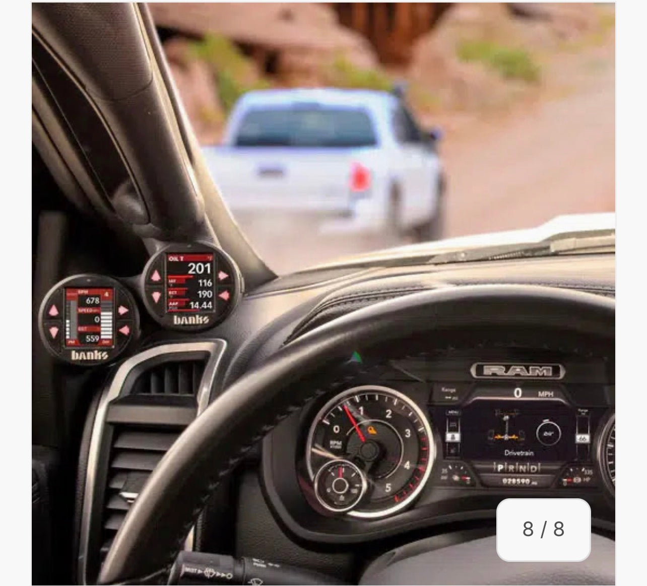 2019+ Cummins iDash Stealth Pod Mounts (63363)