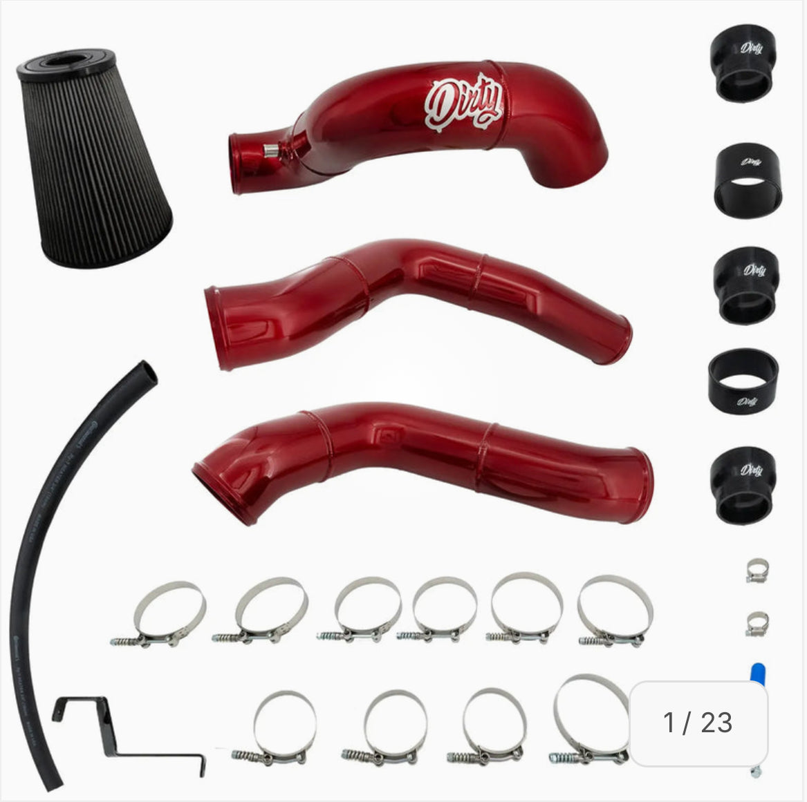 2013-2018 Cummins Dirty Stock Turbo Intercooler Piping Kit (I67-INT-A126)