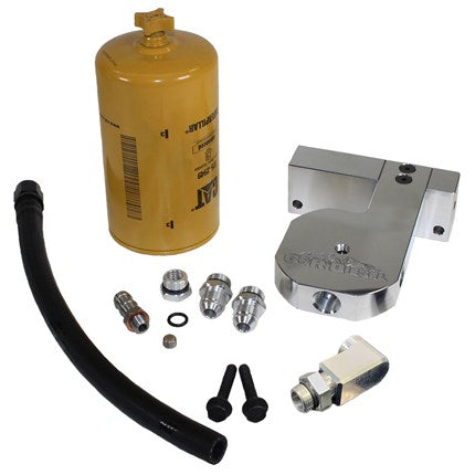 G&R Diesel CAT Fuel Filter Conversion Kit With Water Seperator Dodge 10-18 6.7L Cummins