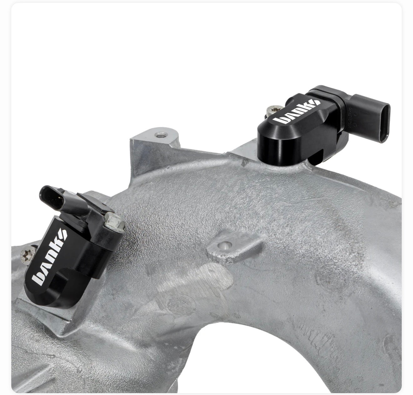 Dual MAP Sensor Relocation Kit
MAP Sensor Relocators

SKU #64415

2023½-2026 Chevy/GMC 2500-3500 6.6L Diesel
For trucks with separate manifold temperature and pressure sensors
Extends life of sensors
Protects from soot buildup