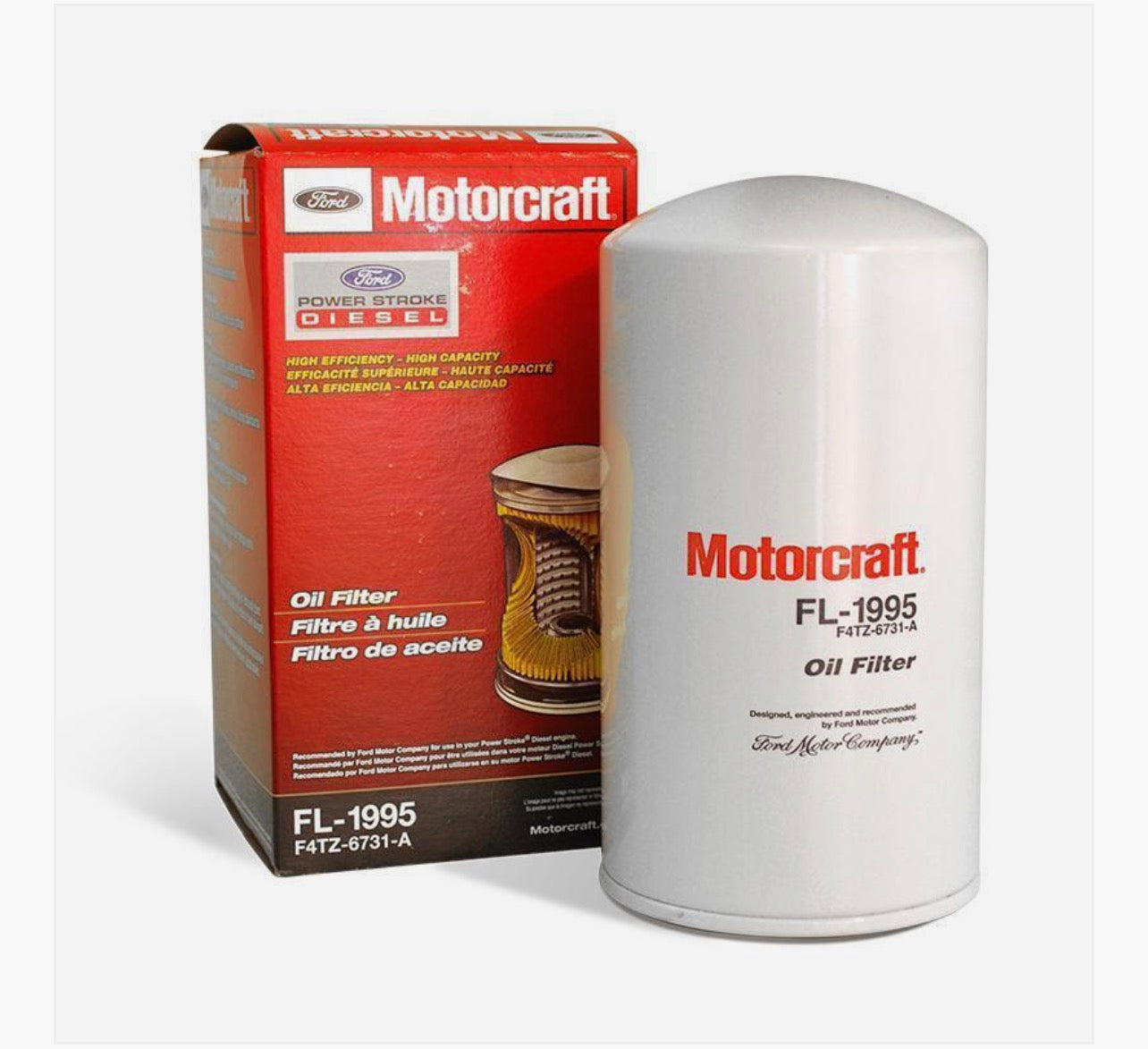 1994-2003 Powerstroke OEM Motorcraft Oil Filter (FL1995A)