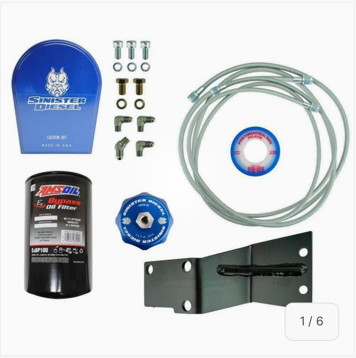 2007.5-2012 Cummins Bypass Oil Filter System (SD-EOF-6.7C-07)