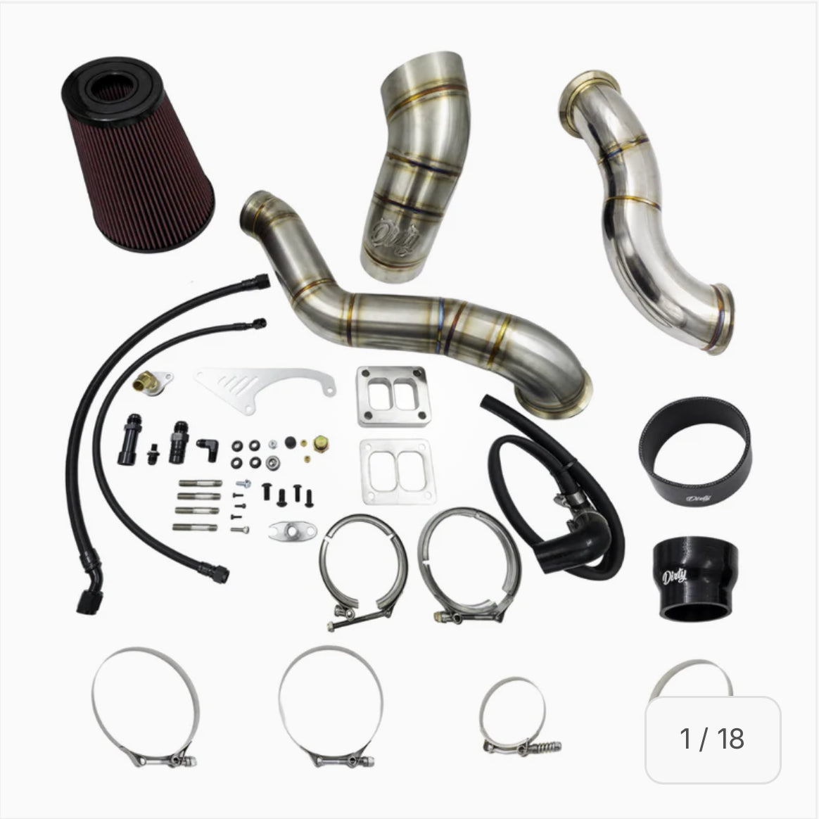 2013-2018 Cummins Dirty 2nd Gen Swap Piping Kit (I67-ENG-A149)